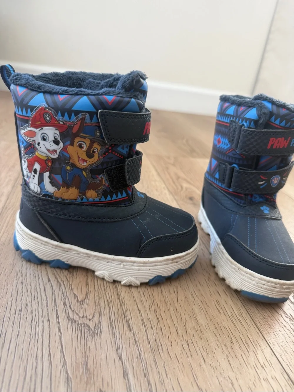 Paw Patrol Navy and Blue Kids Snow Boots